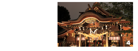 櫛田神社　博多祇園山笠出発地点でも有名な「お櫛田さん」の愛称で市民から親しまれている神社